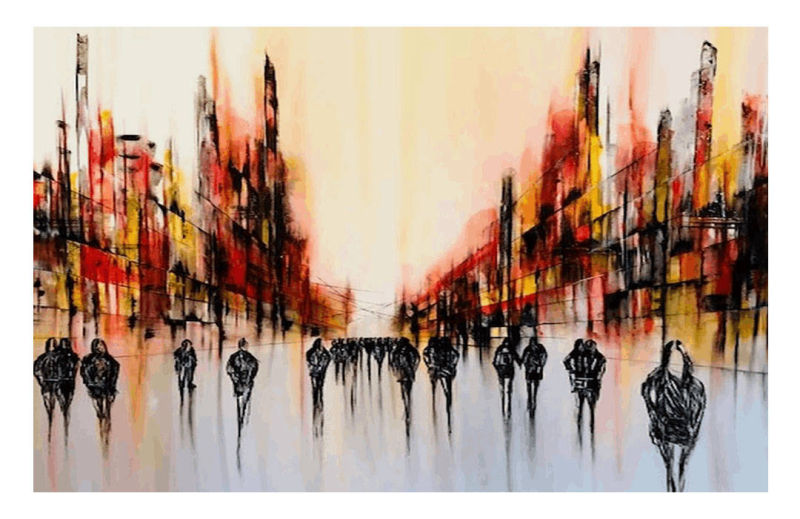 Bild Stadtgefluester-III - Moiro Art
