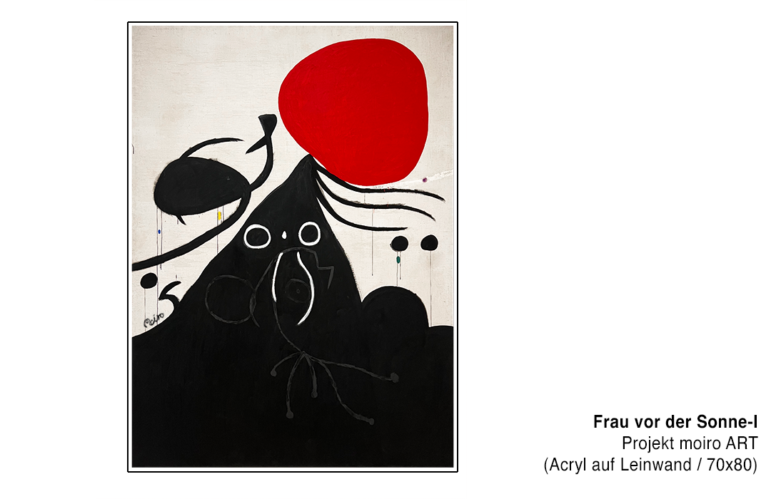 Bild Frau vor der Sonne - Moiroprojekt