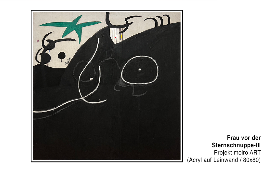 Bild Frau vor der Sternschnuppe-III - Moiroprojekt