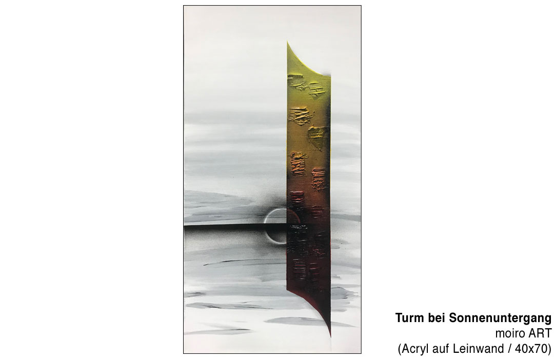 Bild Turm bei Sonnenuntergang - Moiro Art