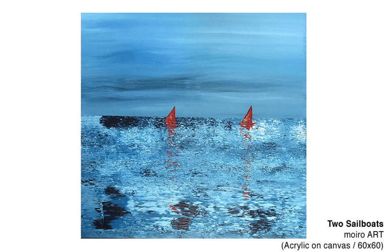 Picture Two Sailboats - Moiro Art