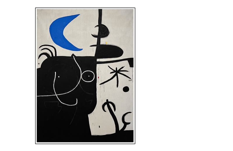 Picture Woman in front of moon-II - Project Moiro Art