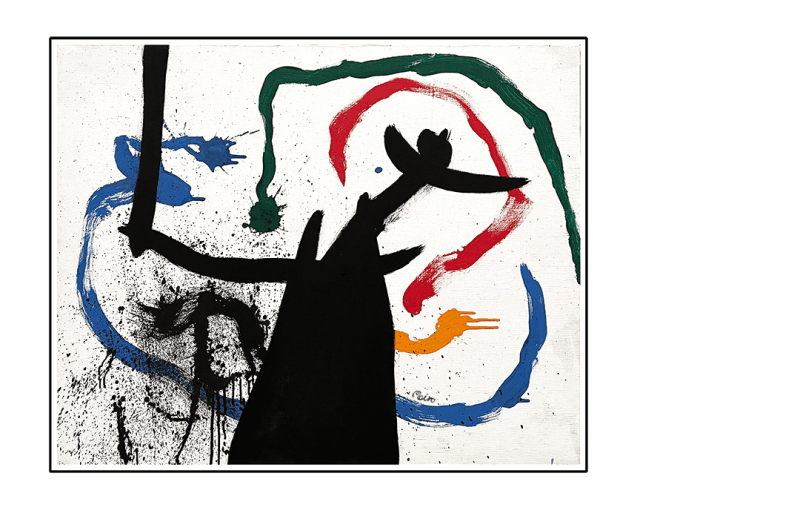 Picture Woman and Birds-I - Project Moiro Art